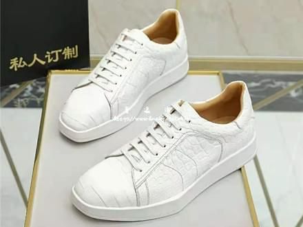 秾福鳄鱼皮男鞋 #8066