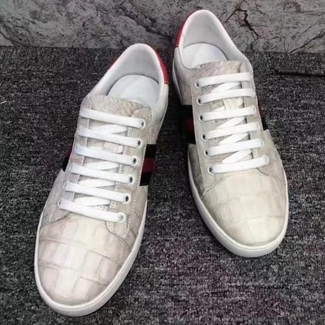 秾福稀有皮高端女鞋定制#8029
