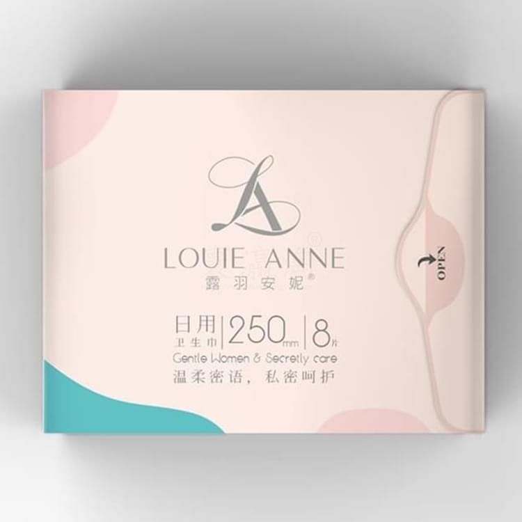 露羽安妮超薄红豆杉日用卫生巾