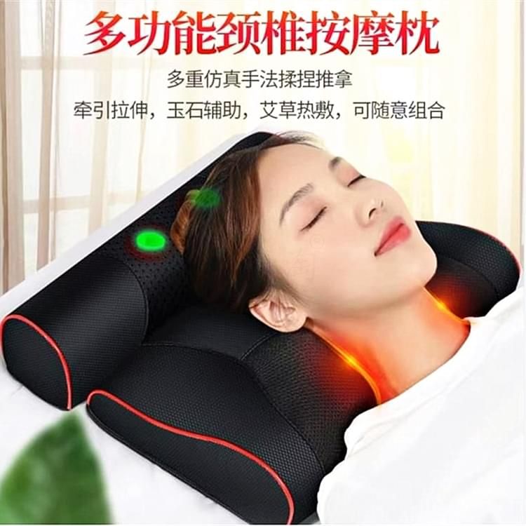 艾灸多功能颈椎按摩枕