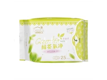 绿茶氧净透气净味-零触感护垫