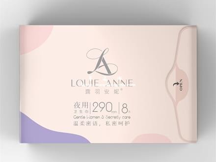 露羽安妮超薄红豆杉夜用卫生巾