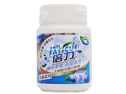 康百氏木糖醇无糖口香糖-清新清新蓝莓（蒜你狠）