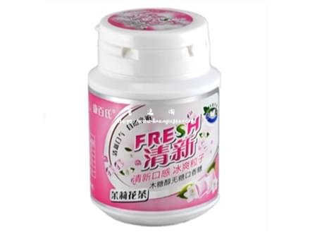 康百氏木糖醇无糖口香糖-清新茉莉花茶（蒜你狠）