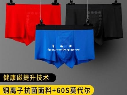 石墨烯抗菌男士磁疗内裤
