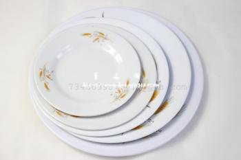 楚园春牌 仿瓷餐具（纯白色）