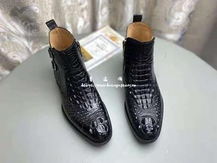 秾福鳄鱼皮男鞋 #8004